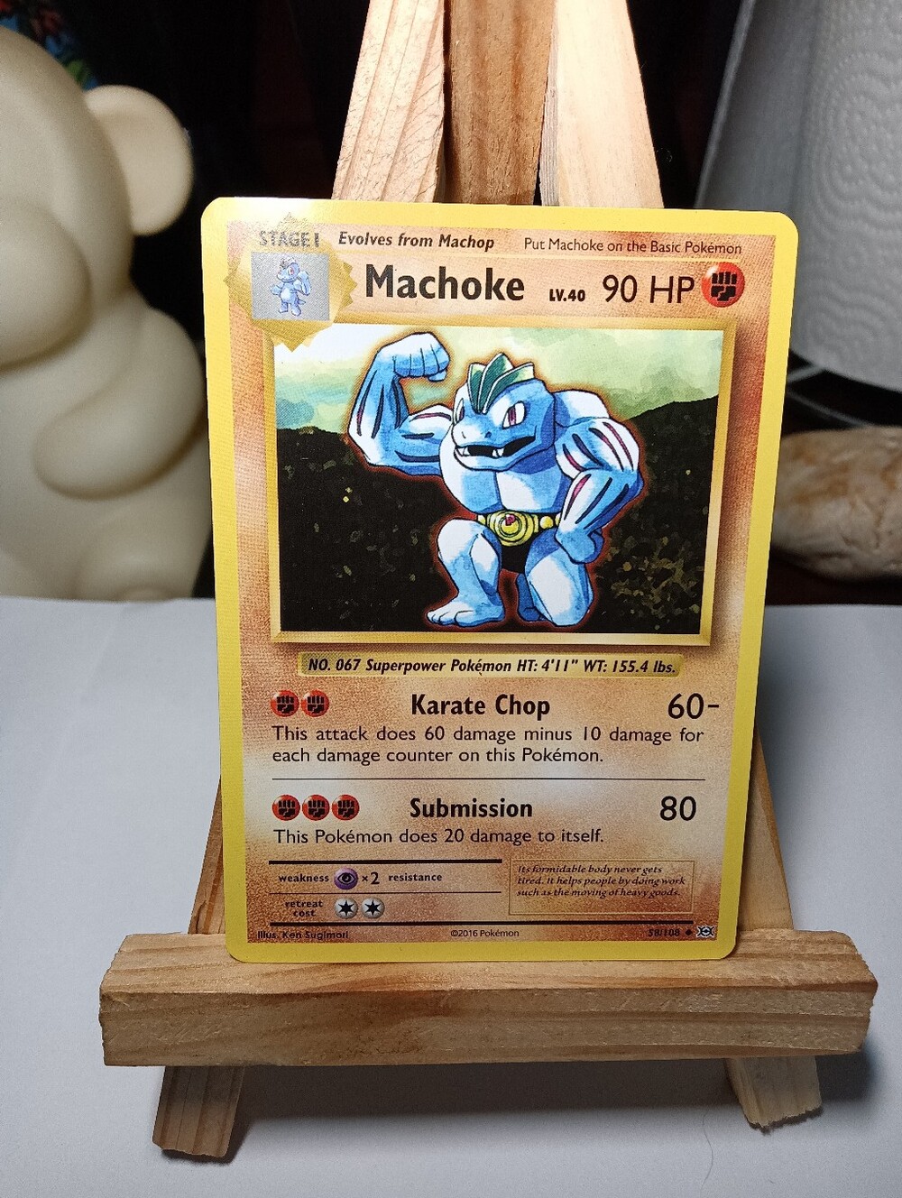 Machoke 50/108 XY Evolution Pokemon Uncommon 2016 Edition